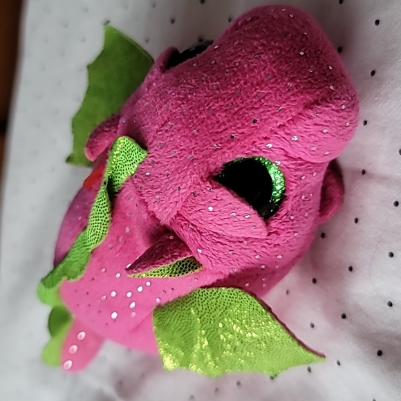 Ty Teenie Beanie Boos Darby the Dragon Mini Plush - Picture 2 of 6